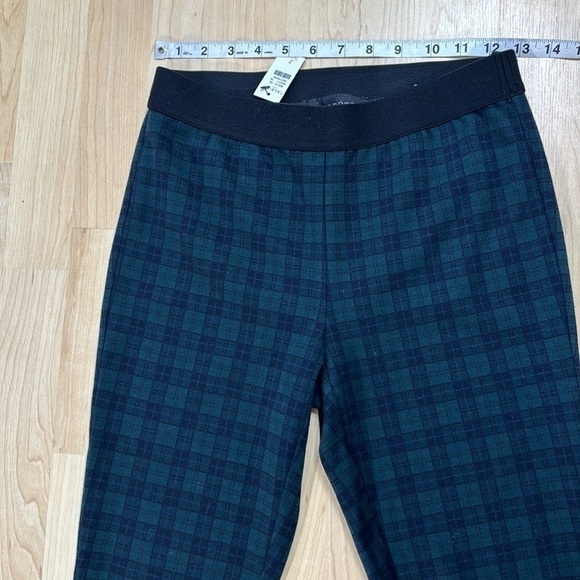 NWT Talbots Soho Tartan Plaid Ankle Leggings Size 2 - Picture 7 of 13